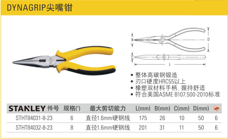 史丹利鋼絲鉗6寸7寸老虎鉗子斷線鉗001.jpg